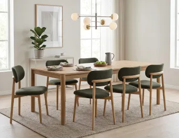 Oskar Chair Oak Green New