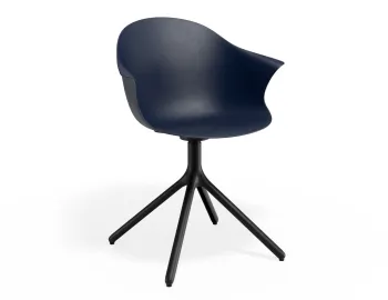 Pebble Armchair Navyseat Swivelbase