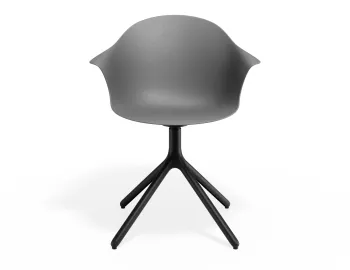 Pebble Armchair Greyseatv2 Swivelbase
