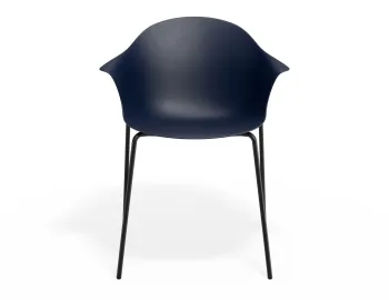 Pebble Armchair Navyseat 4postblack