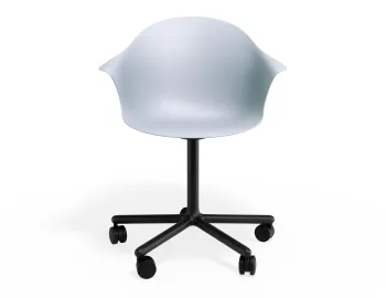 Pebble Armchair Palebluev3seat Swivelcastors