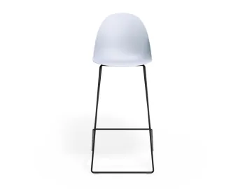 Pebble Barstool Palebluev3seat Blackframe