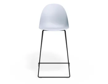 Pebble Kitchenstool Palebluev3seat Blackframe