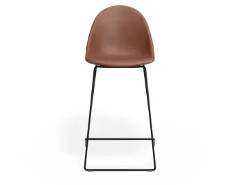 Pebble Kitchenstool Tanpuseat Blackframe