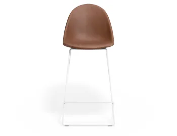 Pebble Kitchenstool Tanpuseat Whiteframe