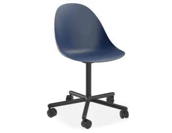 Navy Swivel Castor Pebble Main