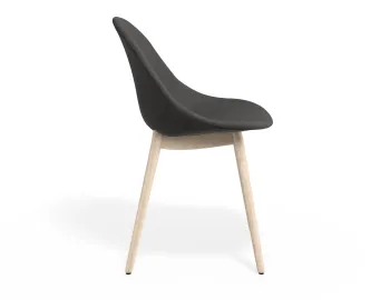 Pebble Chair Greyfabricseat Beechbase
