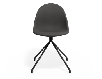 Pebble Chair Greyfabricseat Pyramidfixed