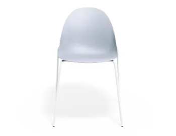 Pebble Chair Palebluev3seat 4postwhite