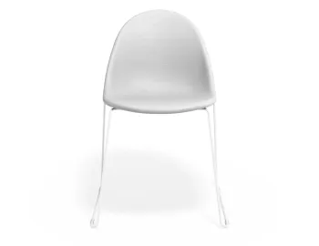 Pebble Chair Whitepuseat Sledwhite