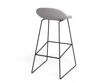 Pop 75cm Lightgreyfabric Blackframe