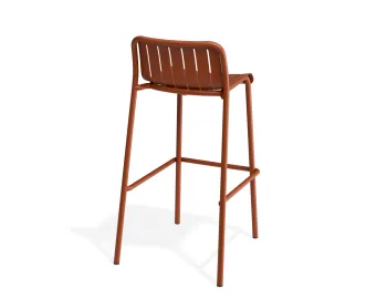 Roku Barstool Papaya