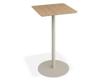 Roku Teakbartable 65x65 Latte