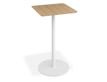 Roku Teakbartable 65x65 Whit