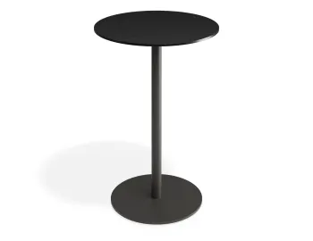 Solara 75dia Bartable Charcoalbase Athenastone
