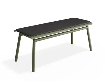 Roku Bench120 Charcoal Green