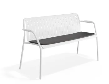 Roku Gardenbench Charcoal White