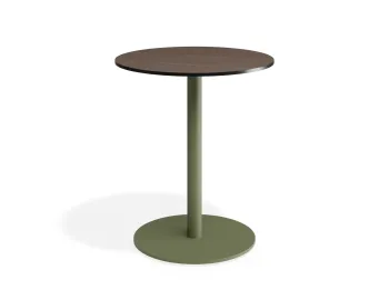Solara 65dia Cafetable Greenbase Notaiowalnut