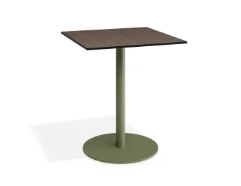 Solara 65x65 Cafetable Greenbase Notaiowalnut
