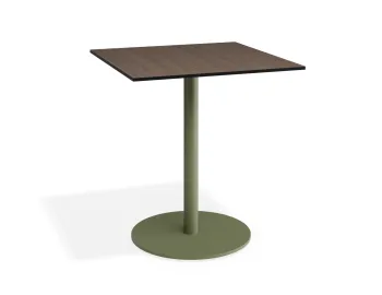Solara 70x70 Cafetable Greenbase Notaiowalnut
