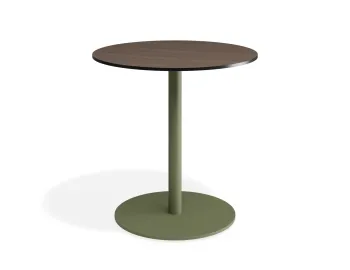 Solara 75dia Cafetable Greenbase Notaiowalnut