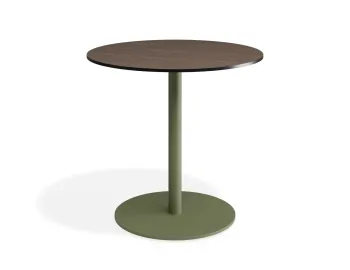 Solara 80dia Cafetable Greenbase Notaiowalnut