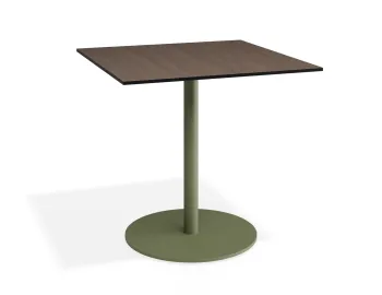Solara 80x80 Cafetable Greenbase Notaiowalnut