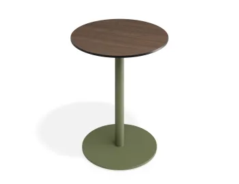 Solara 65dia Cafetable Greenbase Notaiowalnut