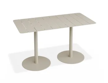 P2 Roku 135x65 Cafetable Latte High