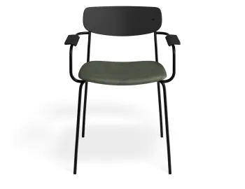 Rylie Armchair Ashblack Greenpu