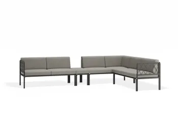 Sevillev2 Configj Charcoalframe Lightgreycushion Cushionextension