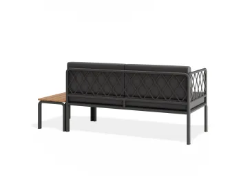 Sevillev2 Confige Charcoalframe Darkgreycushion Teakextension