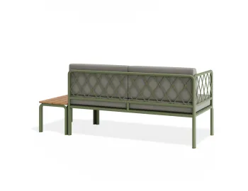 Sevillev2 Confige Greenframe Lightgreycushion Teakextension