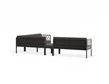 Sevillev2 Configj Charcoalframe Darkgreycushion Cushionextension
