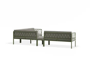 Sevillev2 Configj Greenframe Lightgreycushion Cushionextension