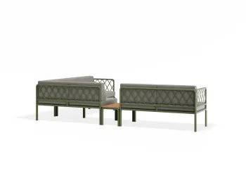 Sevillev2 Configj Greenframe Lightgreycushion Teakextension