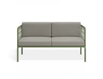 Sevillev2 2seater Greenframe Lightgreycushion