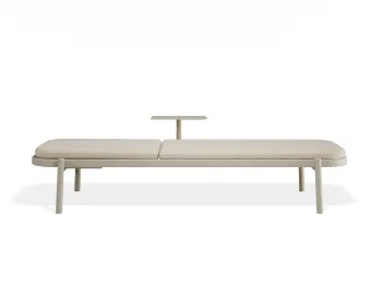 P 3b Verano Sunlounge Sidetable Latteframe Huskfabric