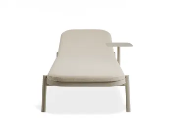 Verano Sunlounge Sidetable Latteframe Huskfabric