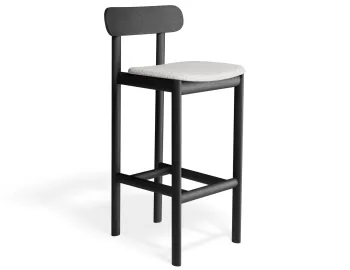 Zarav6 Barstool Black Geometricpattern