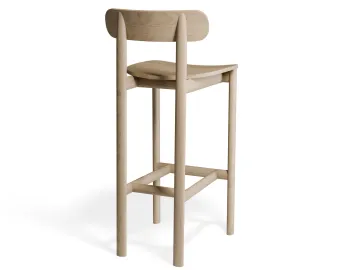 Zarav6 Barstool Ash