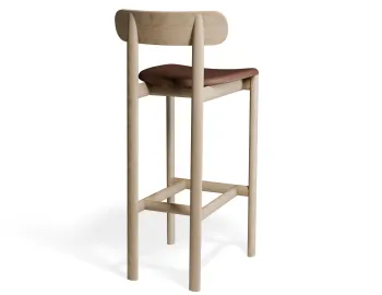Zarav6 Barstool Ash Tan