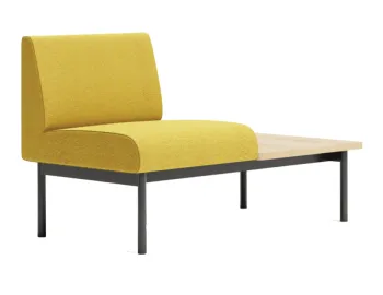 1 Seat Low Back Side Table New