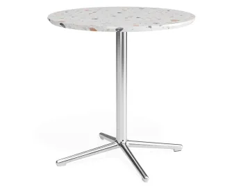 Place Cafetable 700dia Terrazzo Chrome