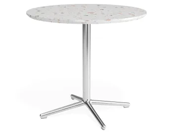 Place Cafetable 800dia Terrazzo Chrome