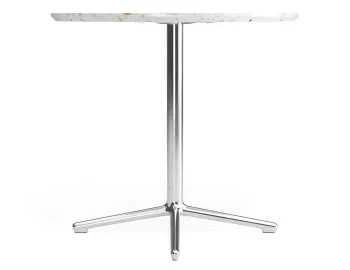 Place Cafetable 800dia Terrazzo Chrome