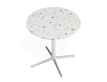 Place Cafetable 700dia Terrazzo Chrome