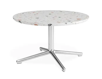 Place Coffeetable 700dia Terrazzo Chrome