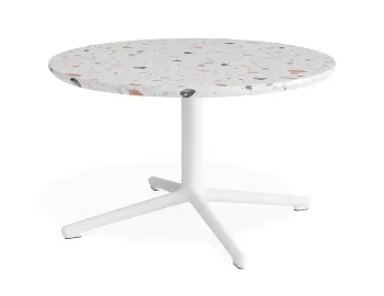Place Coffeetable 700dia Terrazzo White