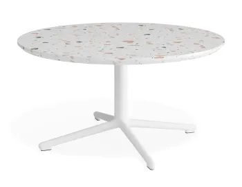 Place Coffeetable 800dia Terrazzo White